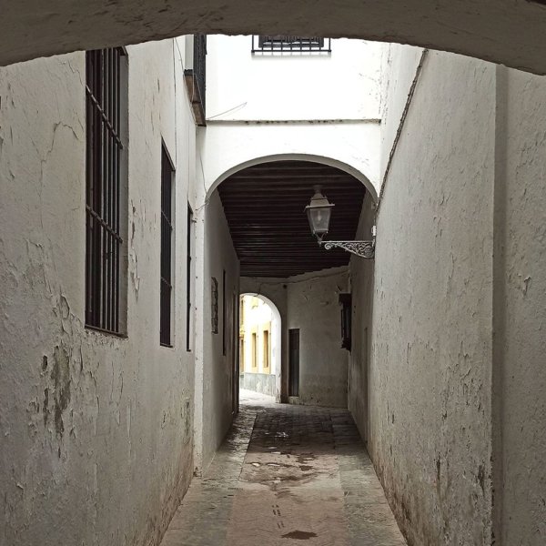 callejón calle judería patio banderas sevilla barrio santa cruz Callejón de la judería