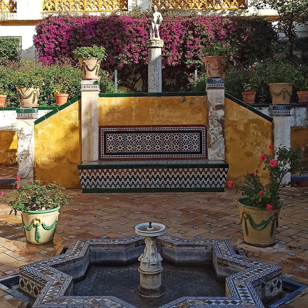 Jardín chico de la Casa Pilatos