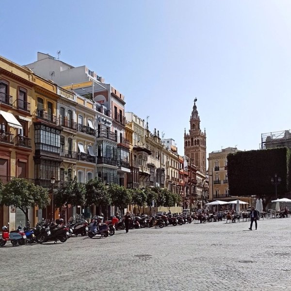plaza san francisco sevilla giralda