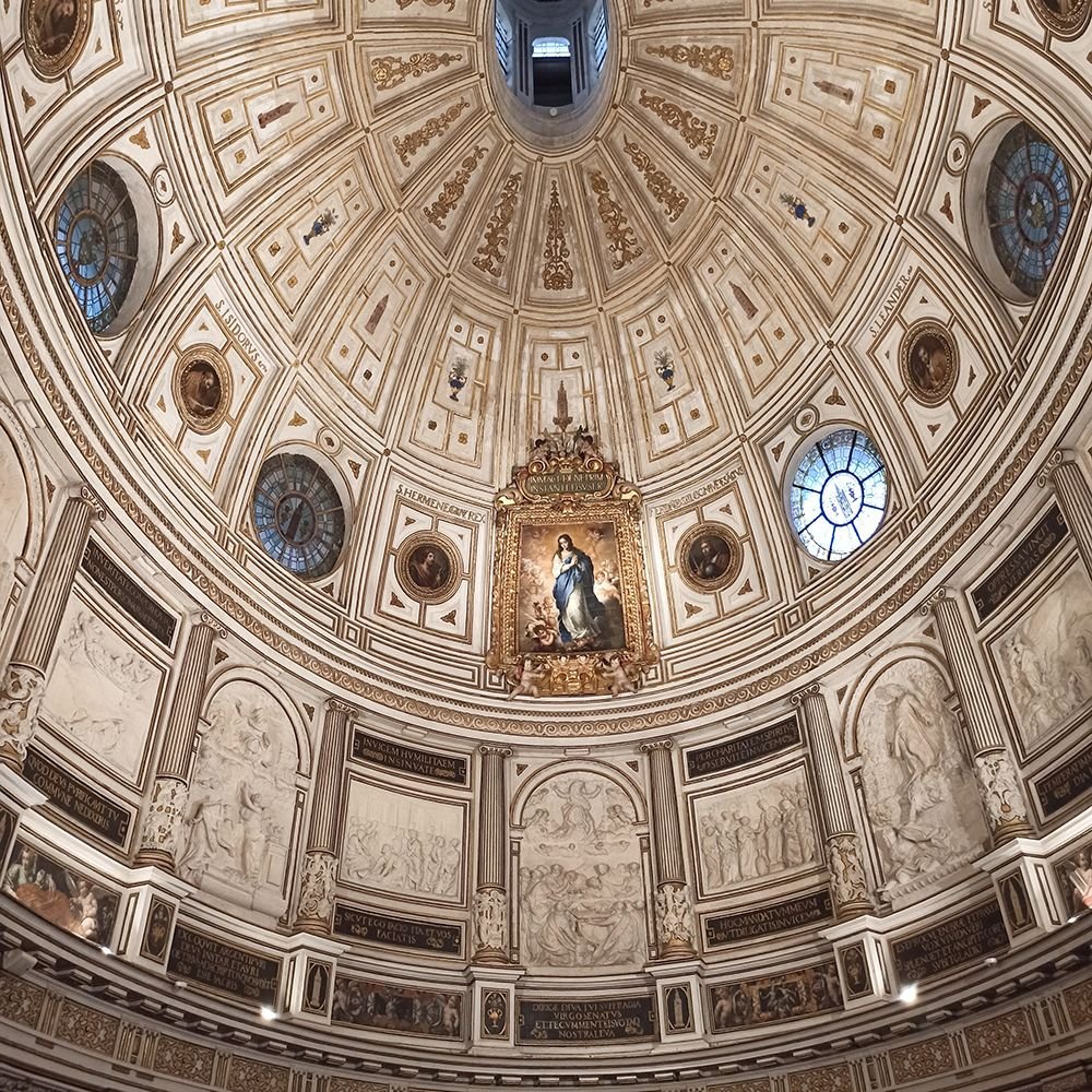 Cúpula de la Sala capitular de la catedral de Sevilla